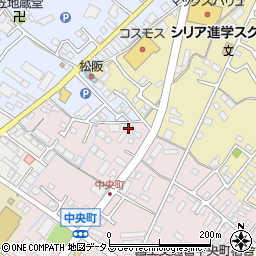 三重県松阪市中央町615周辺の地図