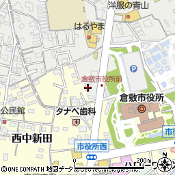 伊予銀行倉敷支店周辺の地図