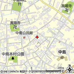 岡山県倉敷市中島372周辺の地図