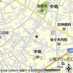 岡山県倉敷市中島297周辺の地図