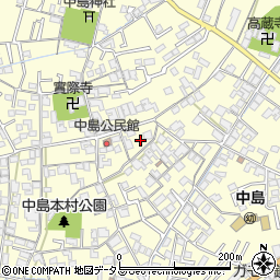 岡山県倉敷市中島387周辺の地図