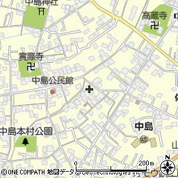 岡山県倉敷市中島373周辺の地図