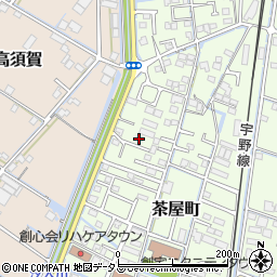 岡山県倉敷市茶屋町2124-6周辺の地図