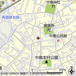 岡山県倉敷市中島525周辺の地図