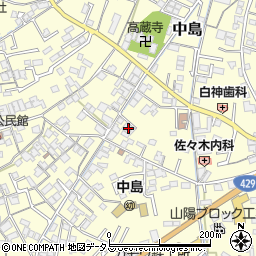 岡山県倉敷市中島296周辺の地図