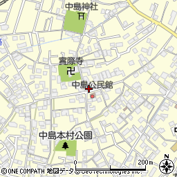岡山県倉敷市中島399周辺の地図