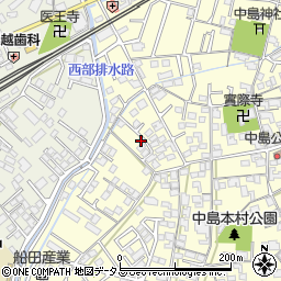 岡山県倉敷市中島485周辺の地図