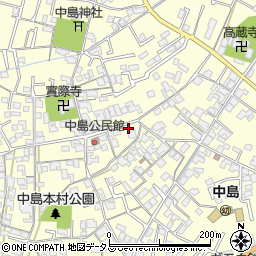 岡山県倉敷市中島384周辺の地図