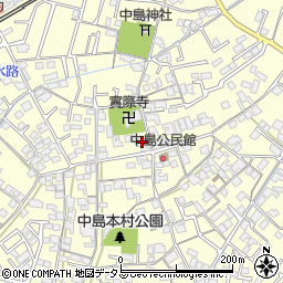 岡山県倉敷市中島517周辺の地図