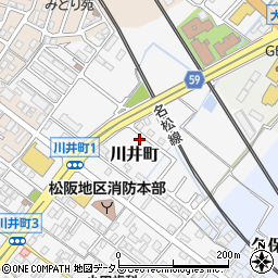 三重県松阪市川井町988周辺の地図