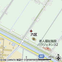岡山県岡山市南区藤田1727周辺の地図