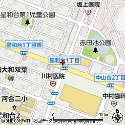 南都銀行西大和支店周辺の地図