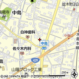 岡山県倉敷市中島243周辺の地図
