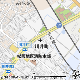 三重県松阪市川井町988-3周辺の地図