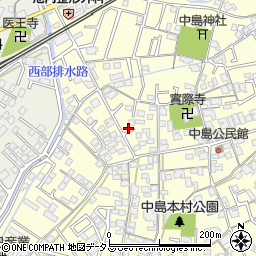 岡山県倉敷市中島505周辺の地図