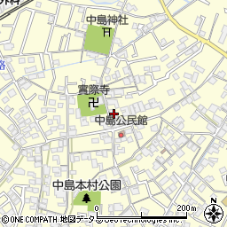 岡山県倉敷市中島401周辺の地図