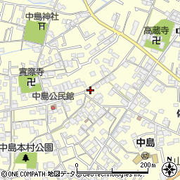 岡山県倉敷市中島376周辺の地図