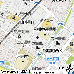 大阪府堺市堺区山本町1丁周辺の地図