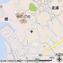 岡山県岡山市南区北浦156周辺の地図