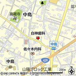 岡山県倉敷市中島233周辺の地図
