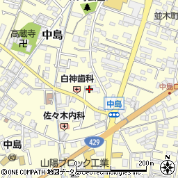 岡山県倉敷市中島234周辺の地図