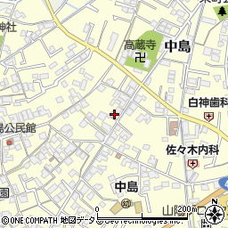 岡山県倉敷市中島309周辺の地図