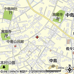 岡山県倉敷市中島327周辺の地図