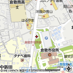 吉野家 倉敷市役所前店周辺の地図