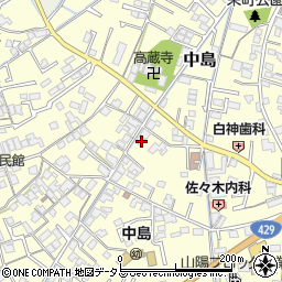 岡山県倉敷市中島198周辺の地図