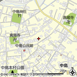 岡山県倉敷市中島378周辺の地図