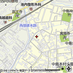 岡山県倉敷市中島486周辺の地図