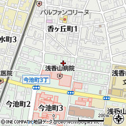 山本運送店周辺の地図