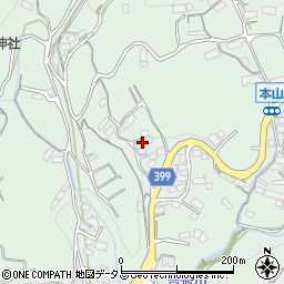 広島県府中市本山町852周辺の地図