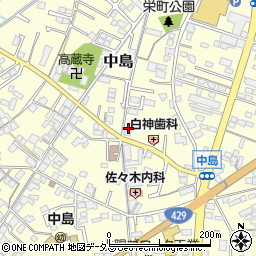 岡山県倉敷市中島230周辺の地図