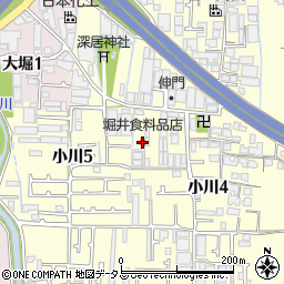 堀井食料品店周辺の地図