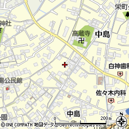 岡山県倉敷市中島316周辺の地図