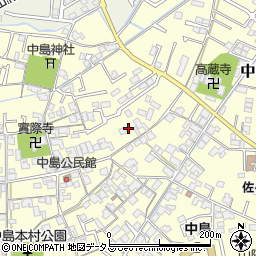 岡山県倉敷市中島323周辺の地図