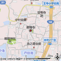 碧陽寺周辺の地図