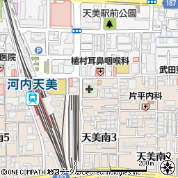 大和川第２マンション周辺の地図