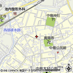 岡山県倉敷市中島453周辺の地図