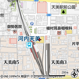 ＫＩＮＳＨＯ天美店周辺の地図