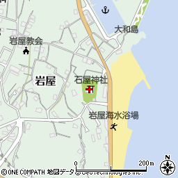 石屋神社周辺の地図