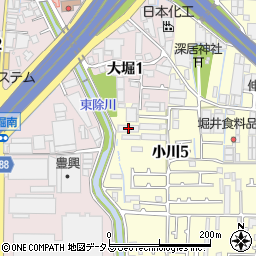 柳本工場周辺の地図