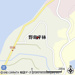 兵庫県淡路市野島平林周辺の地図