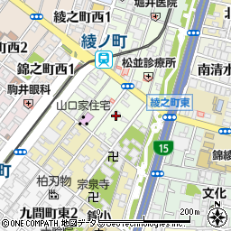 大阪府堺市堺区錦之町東周辺の地図