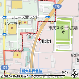 株式会社東陽運輸藤井寺車庫周辺の地図