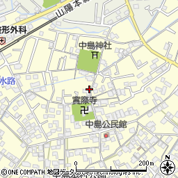 岡山県倉敷市中島417周辺の地図