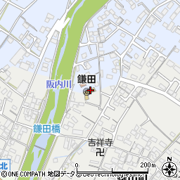 松阪市立　鎌田幼稚園周辺の地図