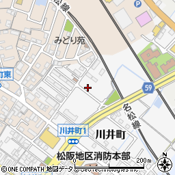 三重県松阪市川井町1043-3周辺の地図