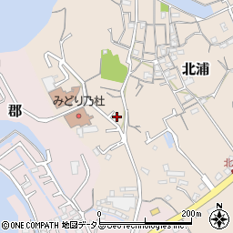 岡山県岡山市南区北浦124-11周辺の地図